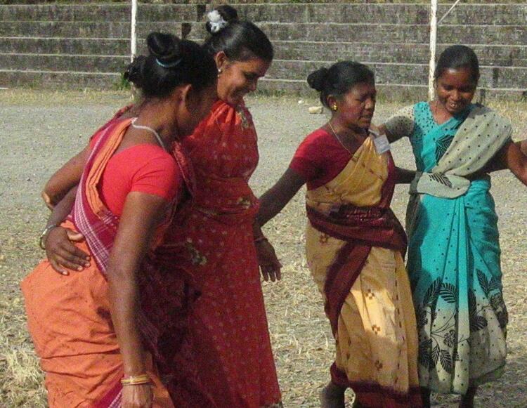 Kisan ladies dancing image